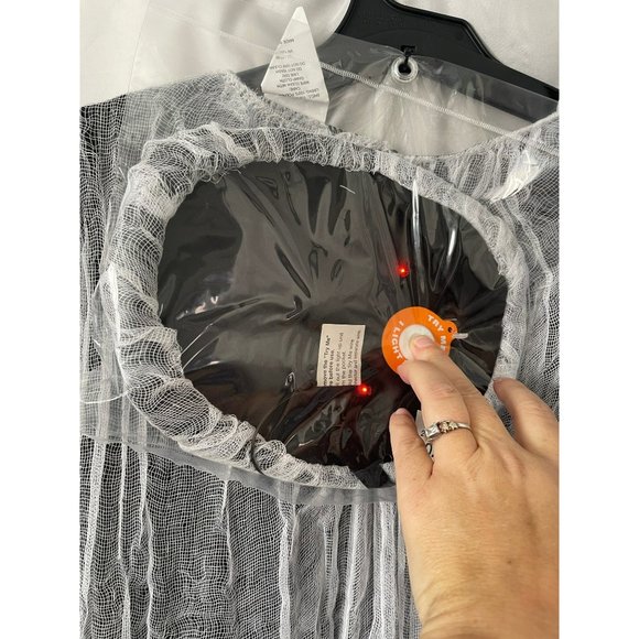 Hyde and Eek Boutique Kids Light-up Faceless Ghost Halloween Costume 4-Pc - Picture 10 of 12